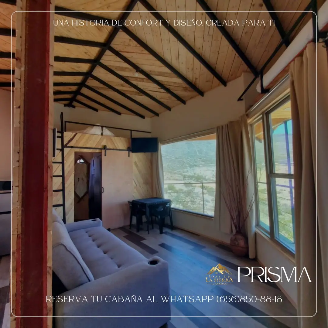 Cabaña Prisma real de la sierra