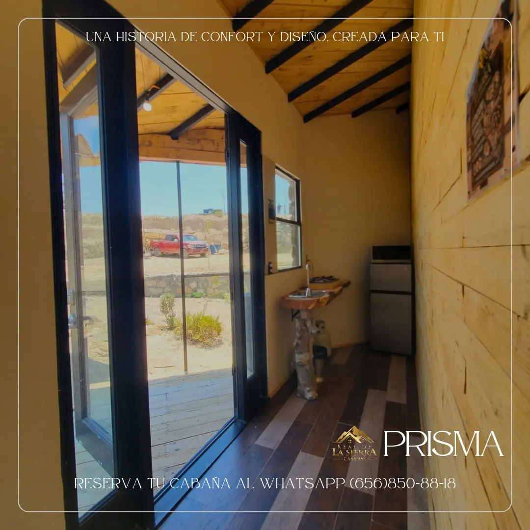 Cabaña Prisma real de la sierra