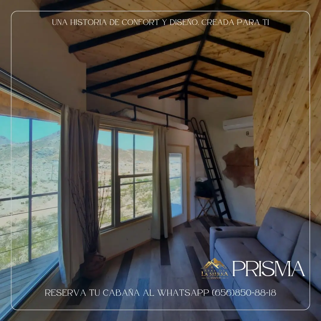 Cabaña Prisma real de la sierra